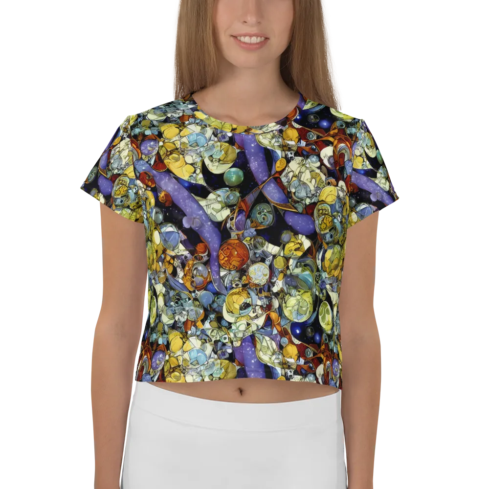 Galactic Relics on Crop Tee — Front