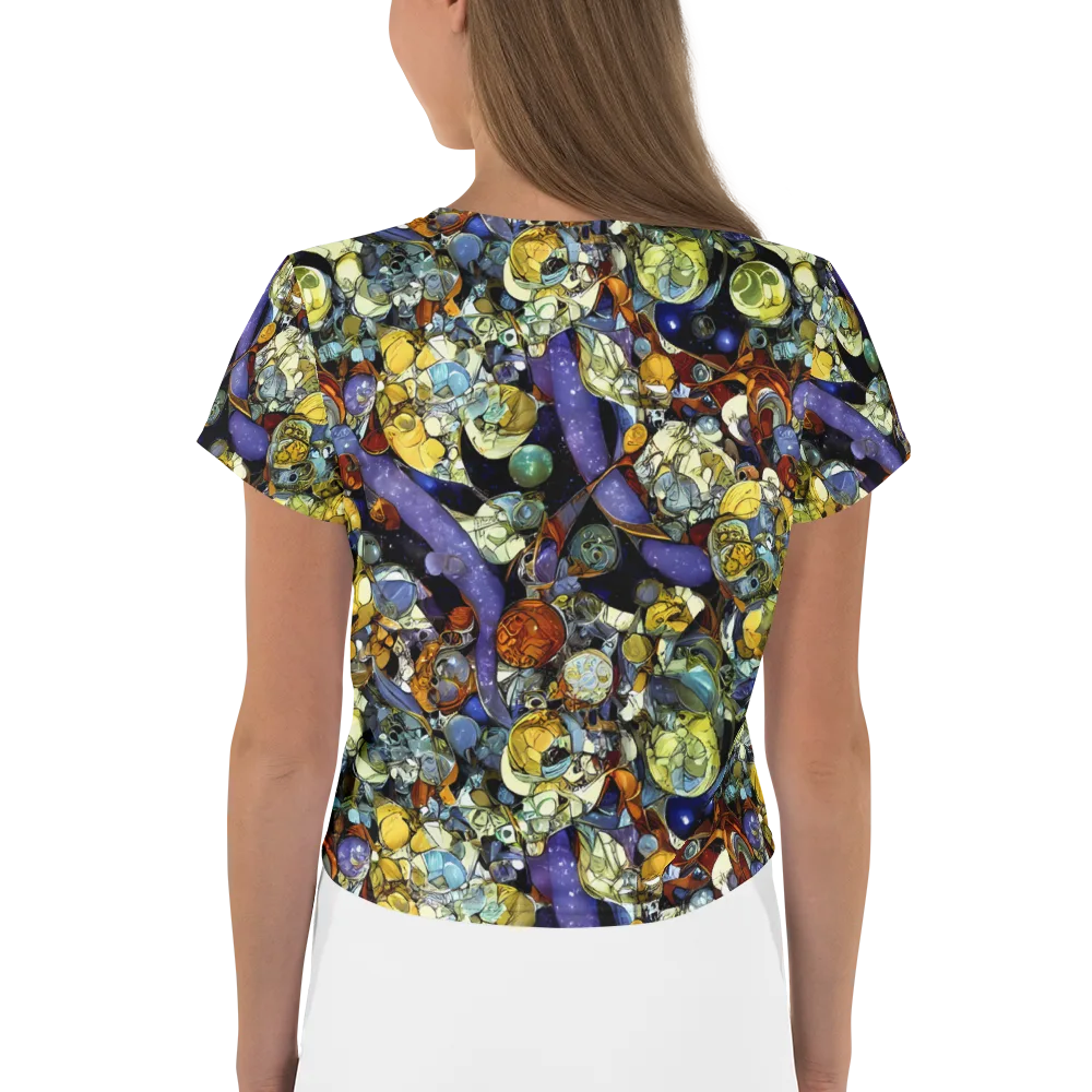 Galactic Relics on Crop Tee — Back
