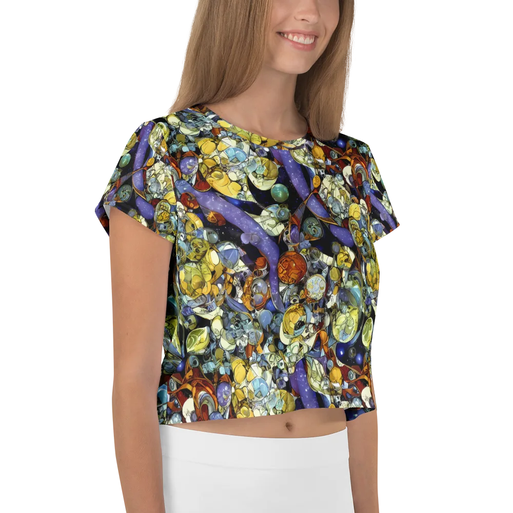 Galactic Relics on Crop Tee — Right