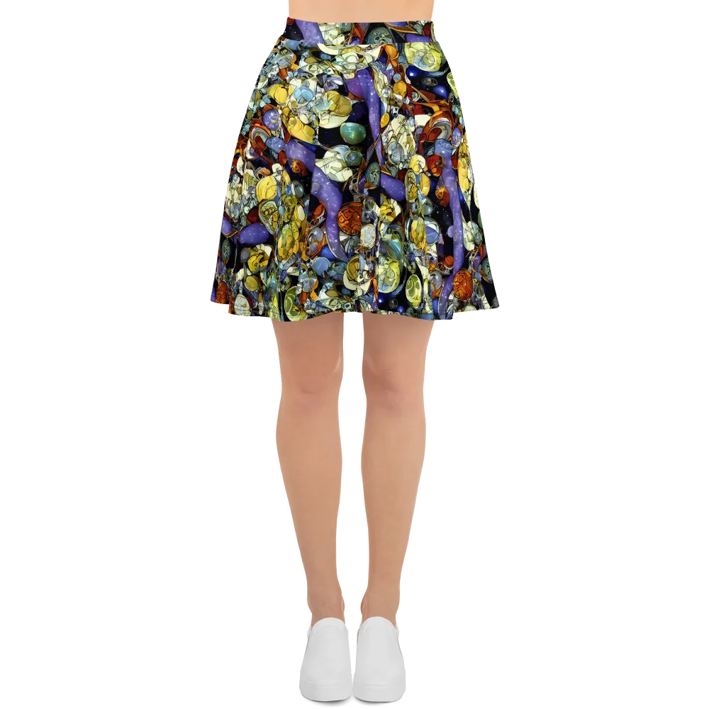Galactic Relics on Skater Skirt — Front