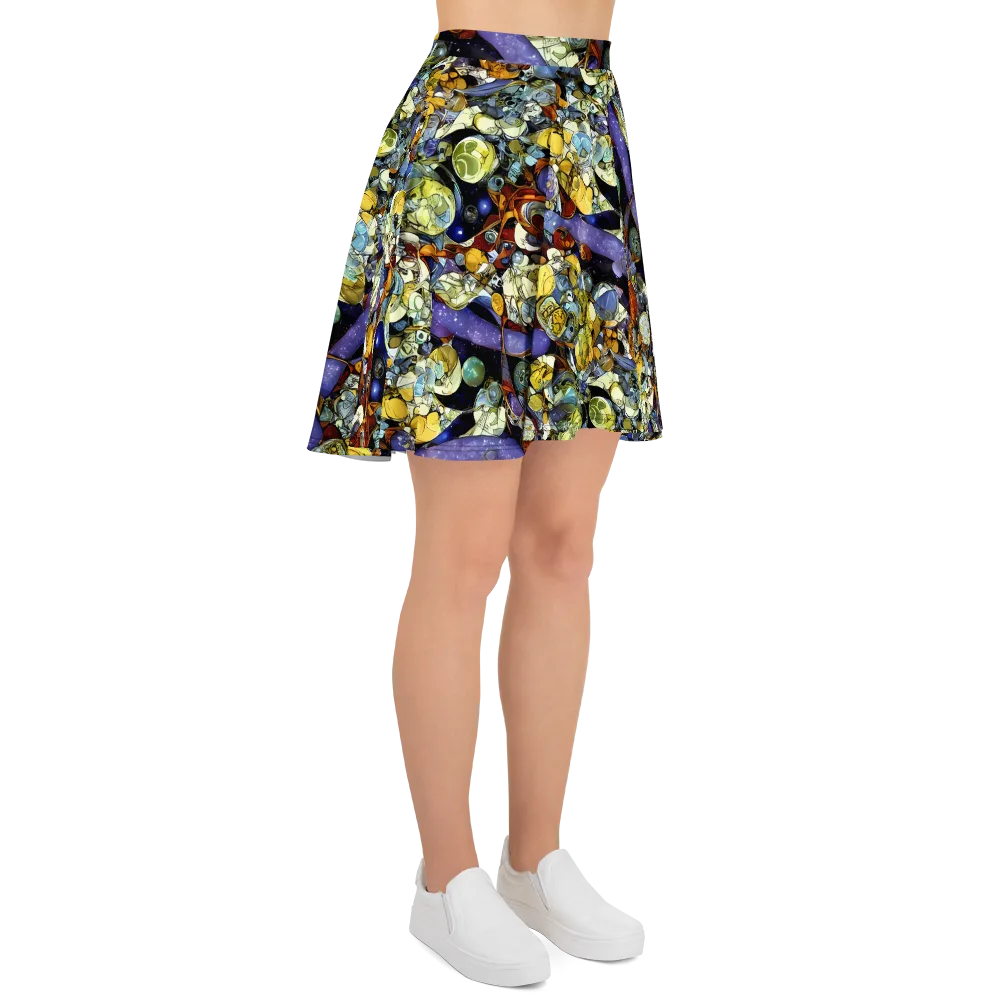Galactic Relics on Skater Skirt — Right