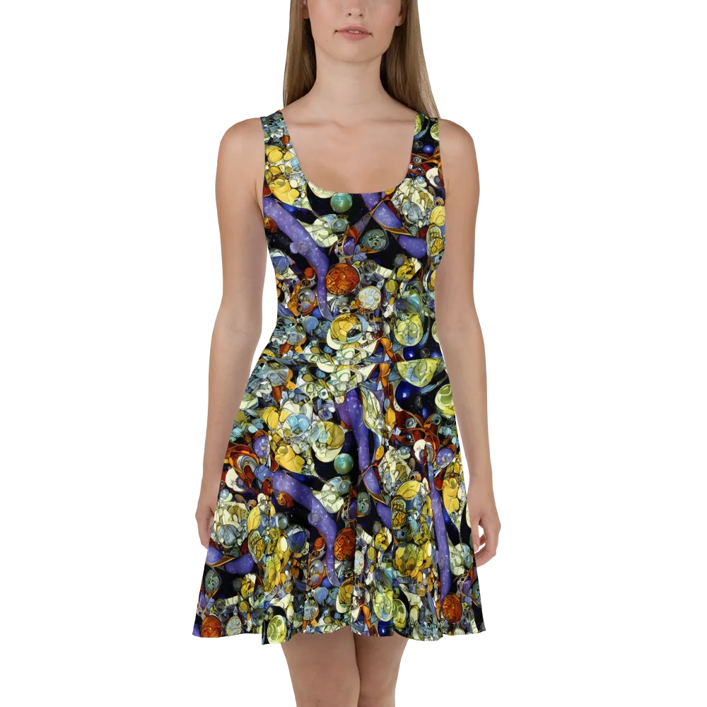 Galactic Relics on Skater Dress — Front