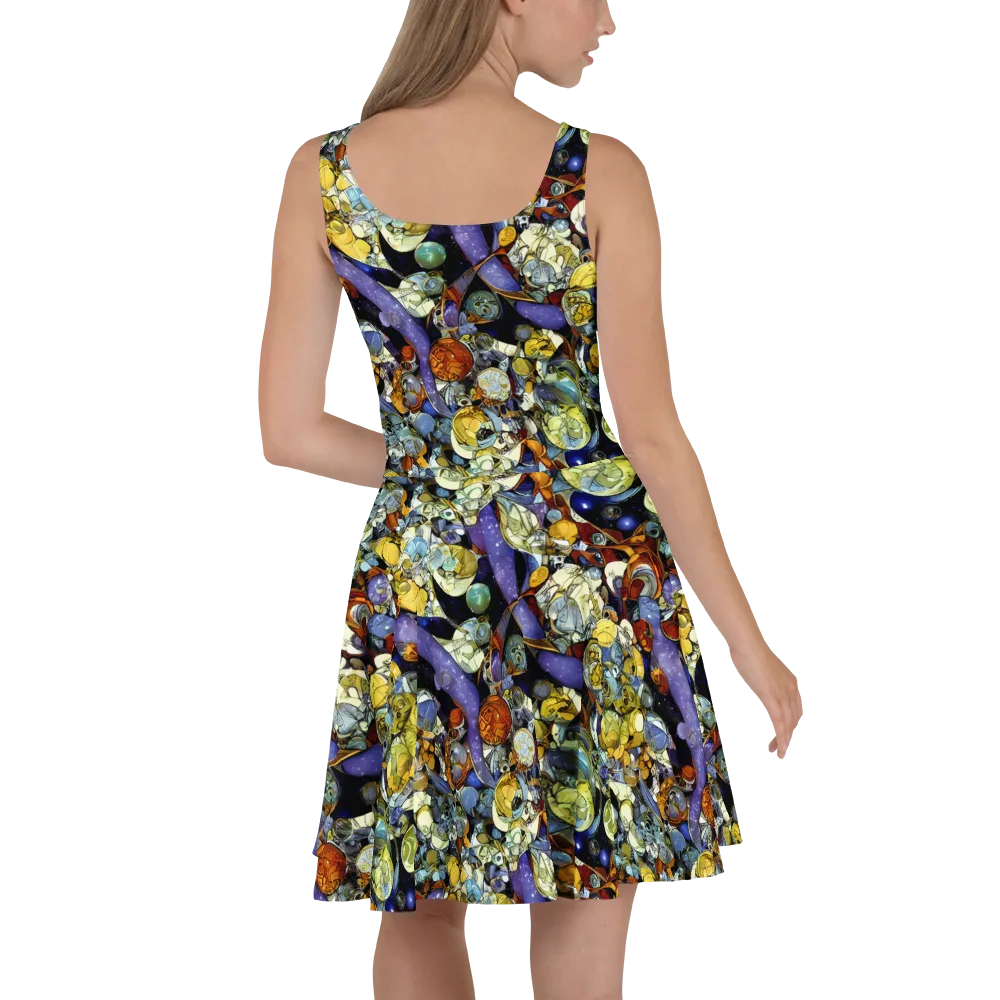 Galactic Relics on Skater Dress — Back