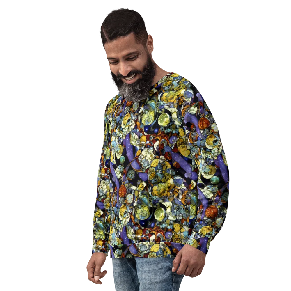 Galactic Relics on Sweatshirt — Left Front