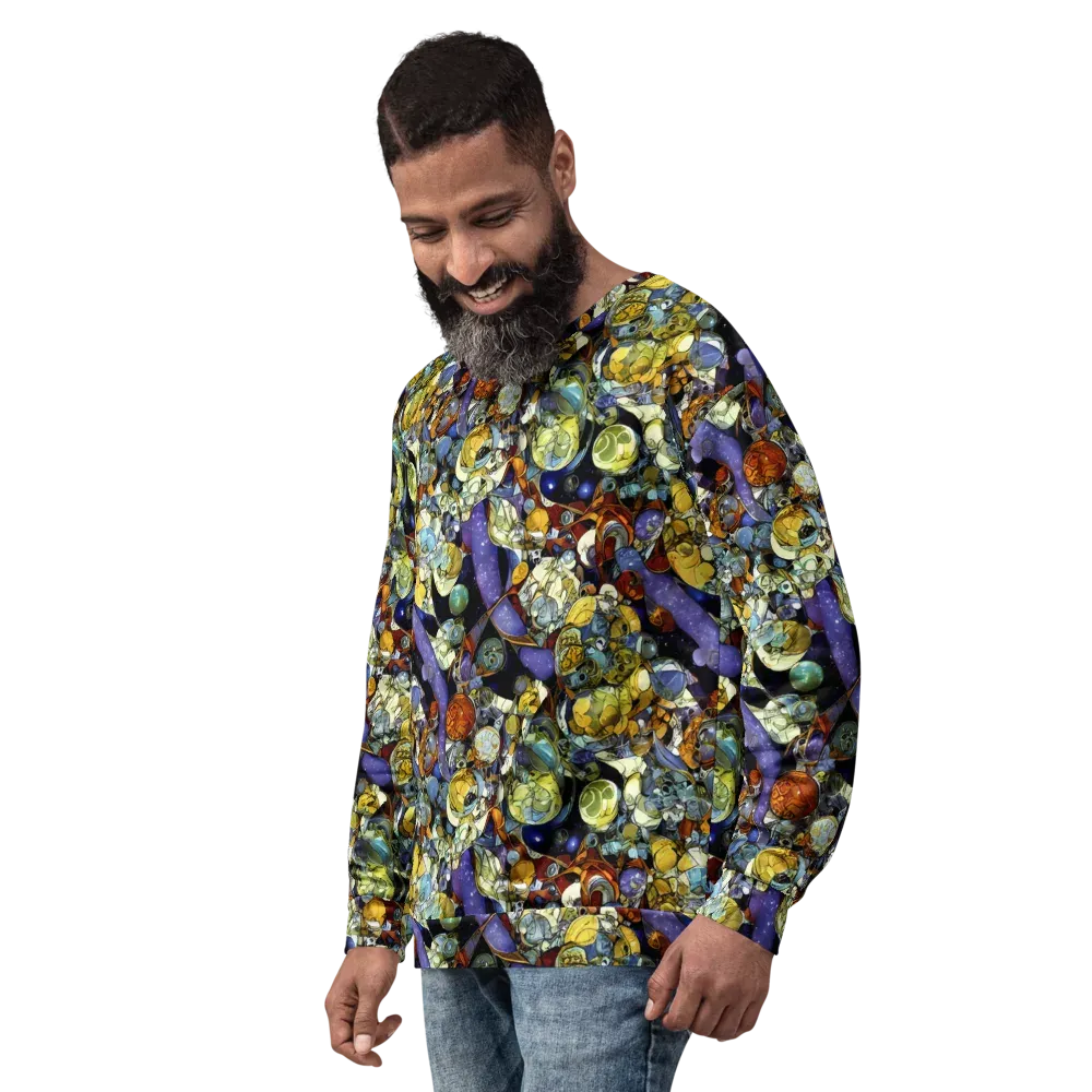 Galactic Relics on Sweatshirt — Left Front