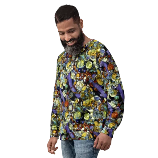 Galactic Relics on a Sweatshirt