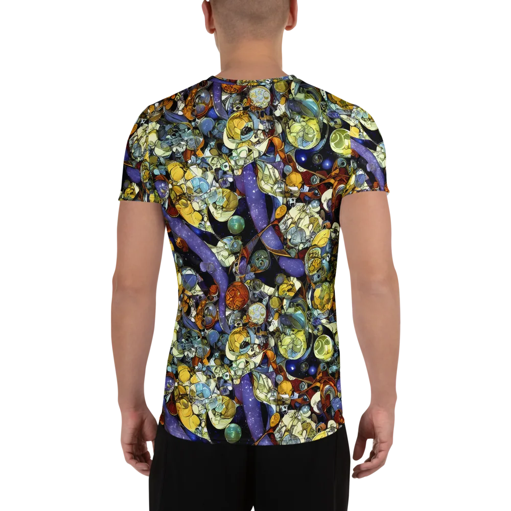 Galactic Relics on Men's Athletic T-Shirt — Back