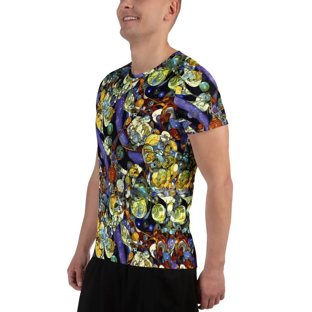 Galactic Relics on Men's Athletic T-Shirt — Left