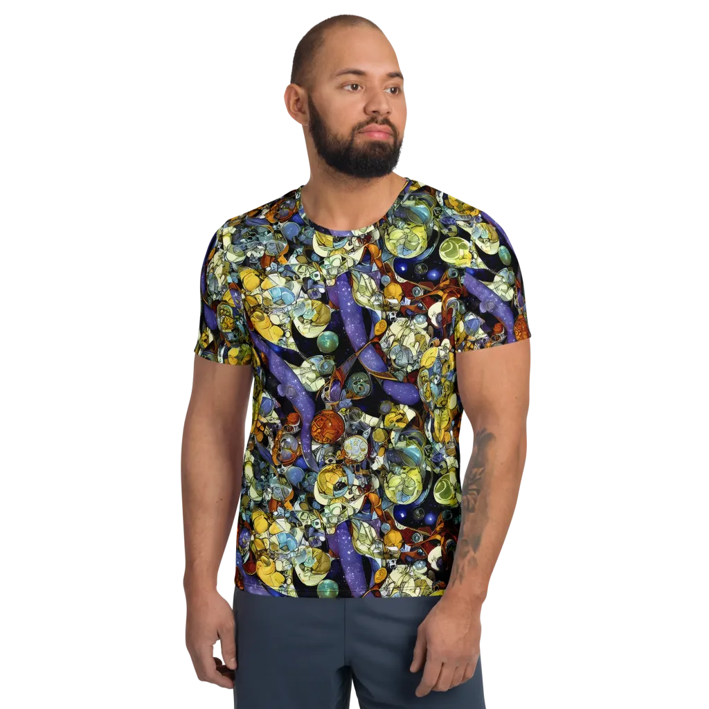 Galactic Relics on Men's Athletic T-Shirt — Front