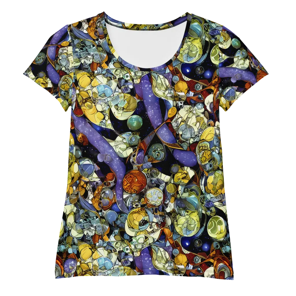 Galactic Relics on Women's Athletic T-Shirt — Front