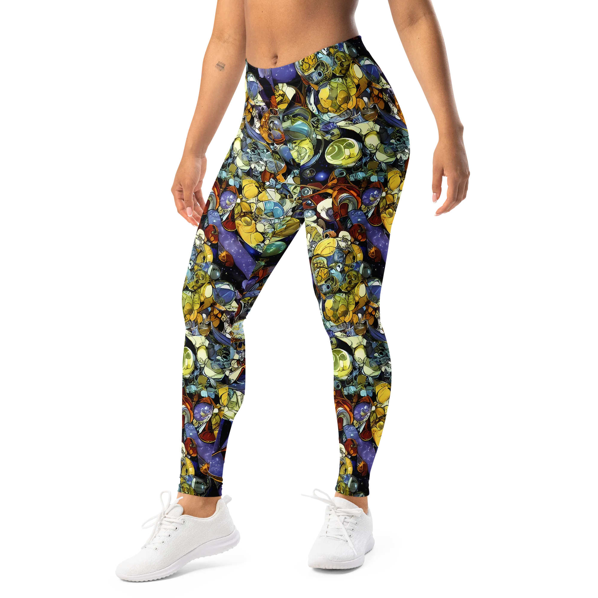 Galactic Relics on Leggings — Left Front