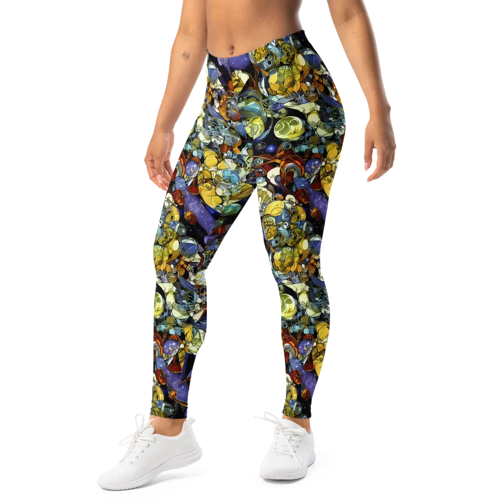 Galactic Relics on Leggings — Left Front