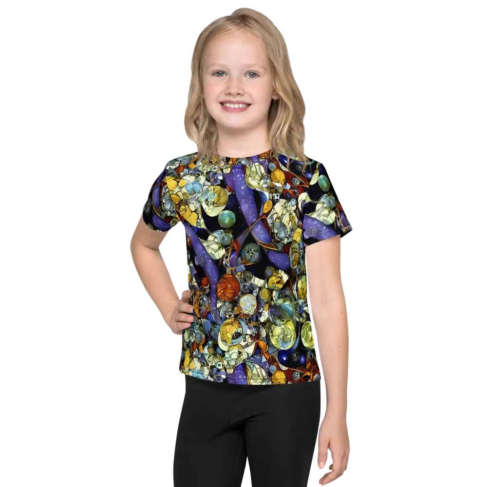 Galactic Relics on Kids Crew Neck T-Shirt — Front