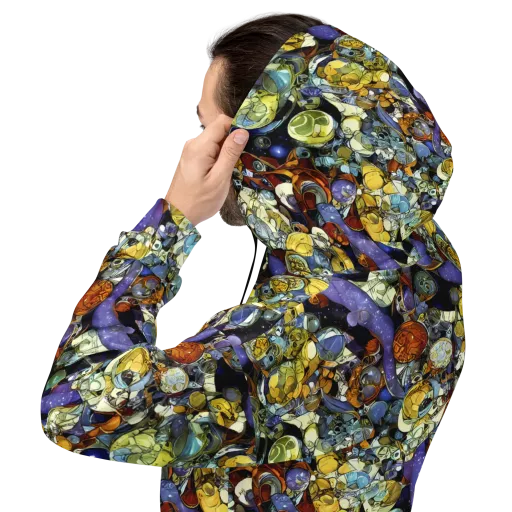 Galactic Relics on a Hoodie