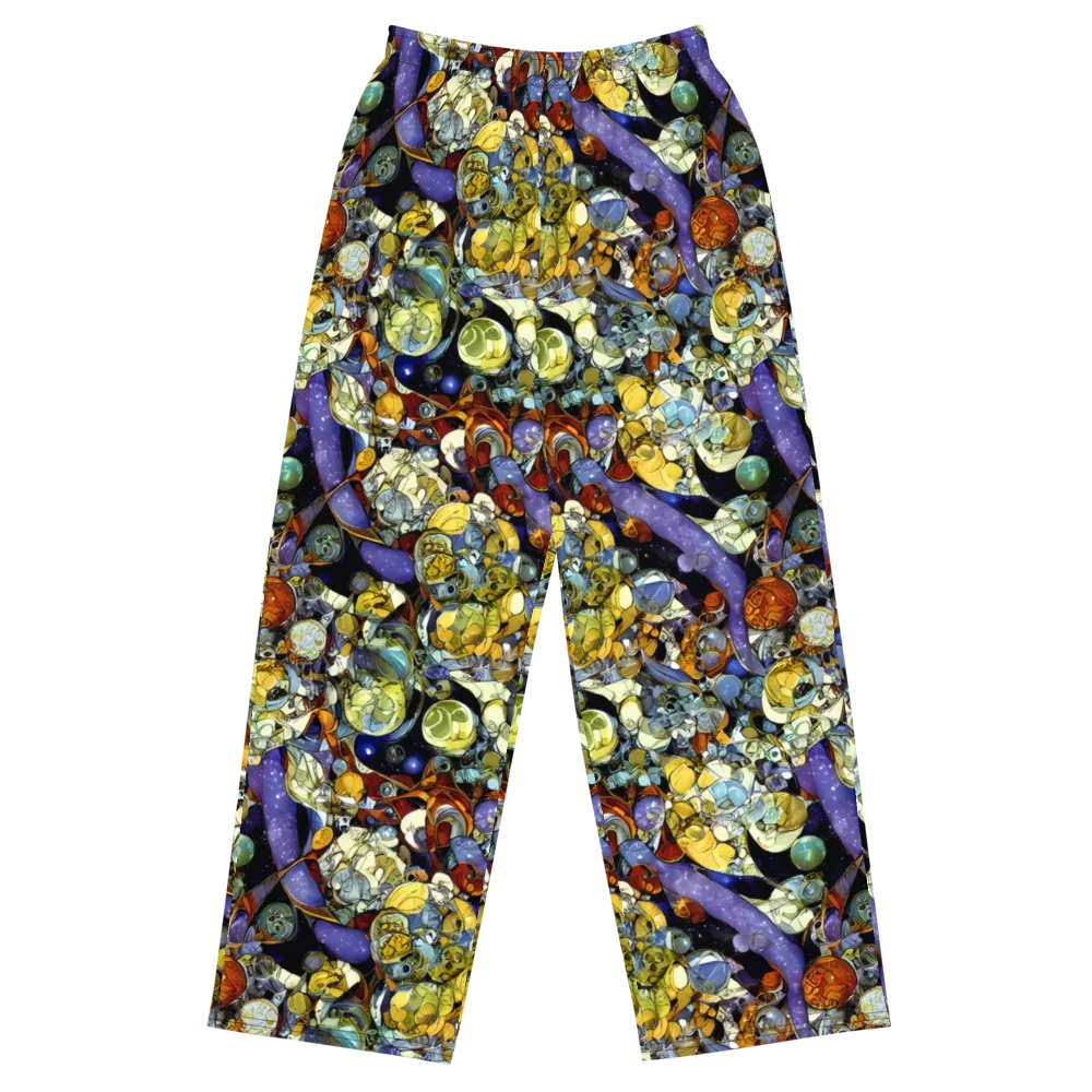 Galactic Relics on Wide-Leg Pants — Front