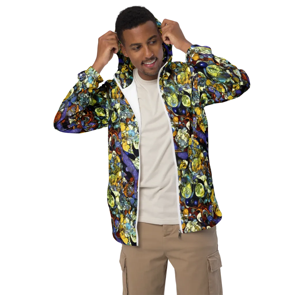 Galactic Relics on Men's Windbreaker — Front