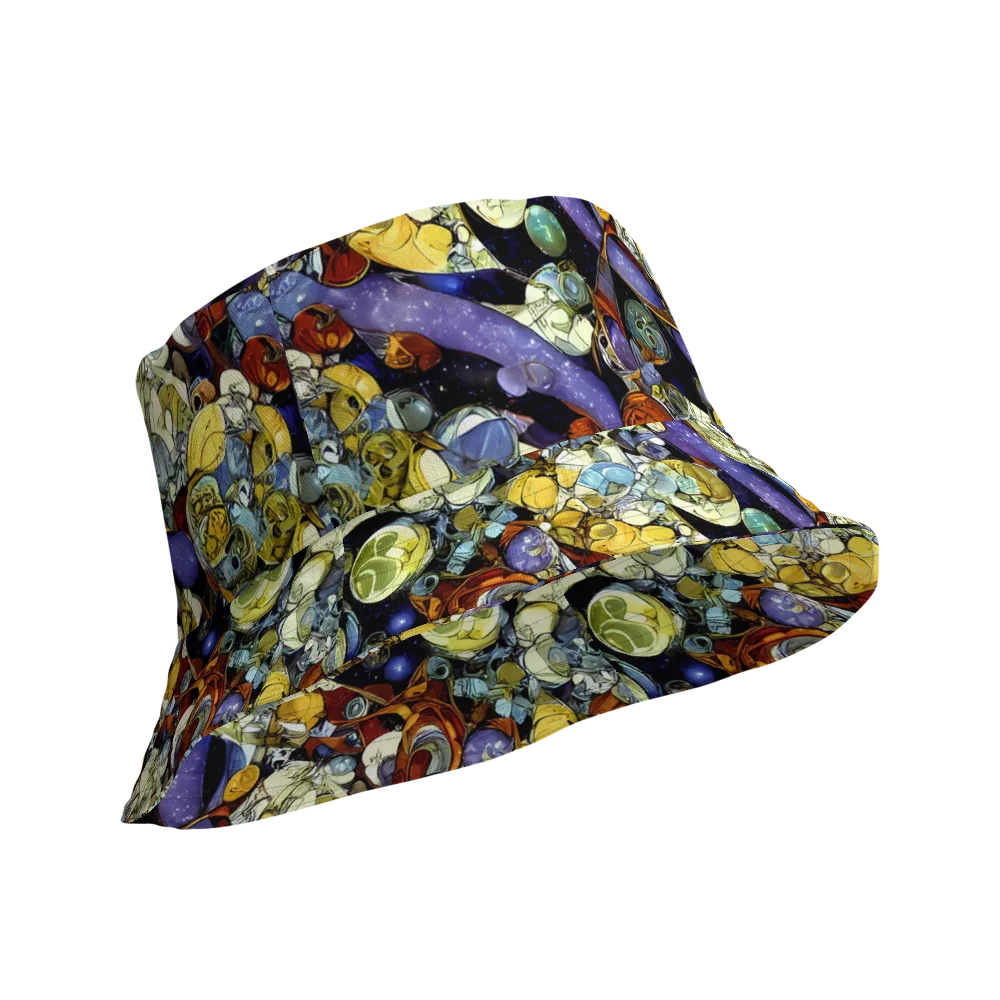 Galactic Relics on Reversible Bucket Hat — Product details Outside