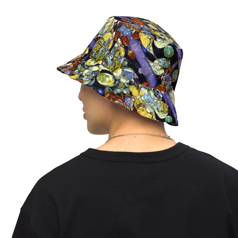 Galactic Relics on Reversible Bucket Hat — Back Inside