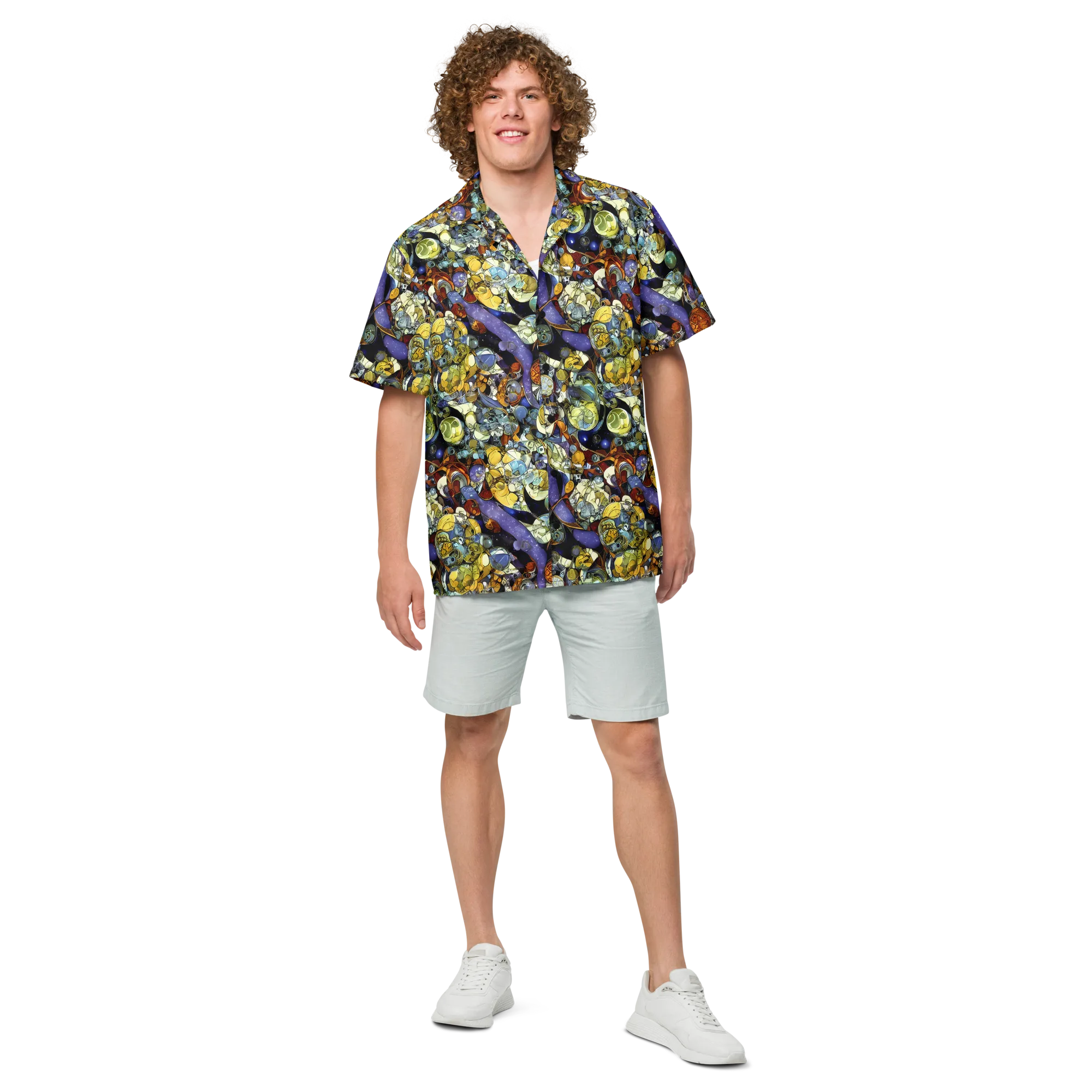 Galactic Relics on Button Shirt — Front