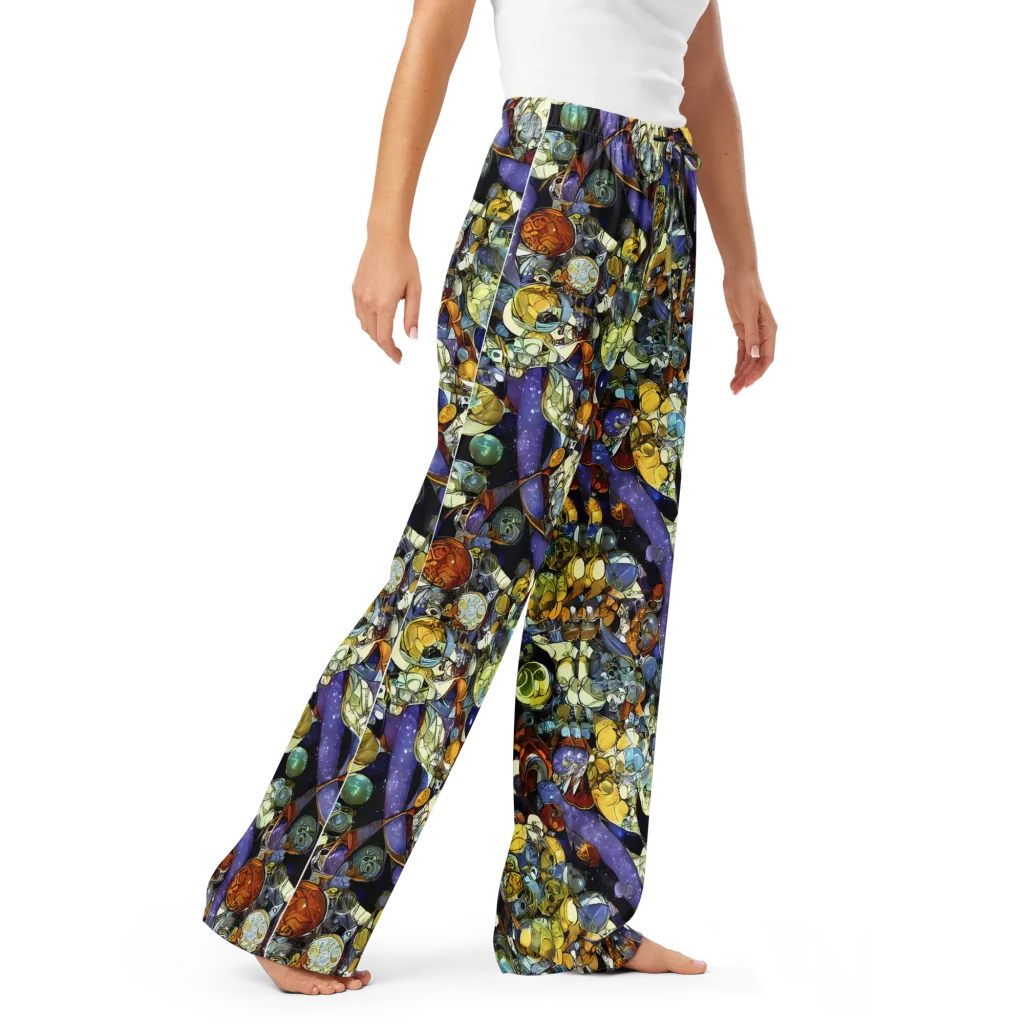 Galactic Relics on Women's Pajama Pants — Right Front