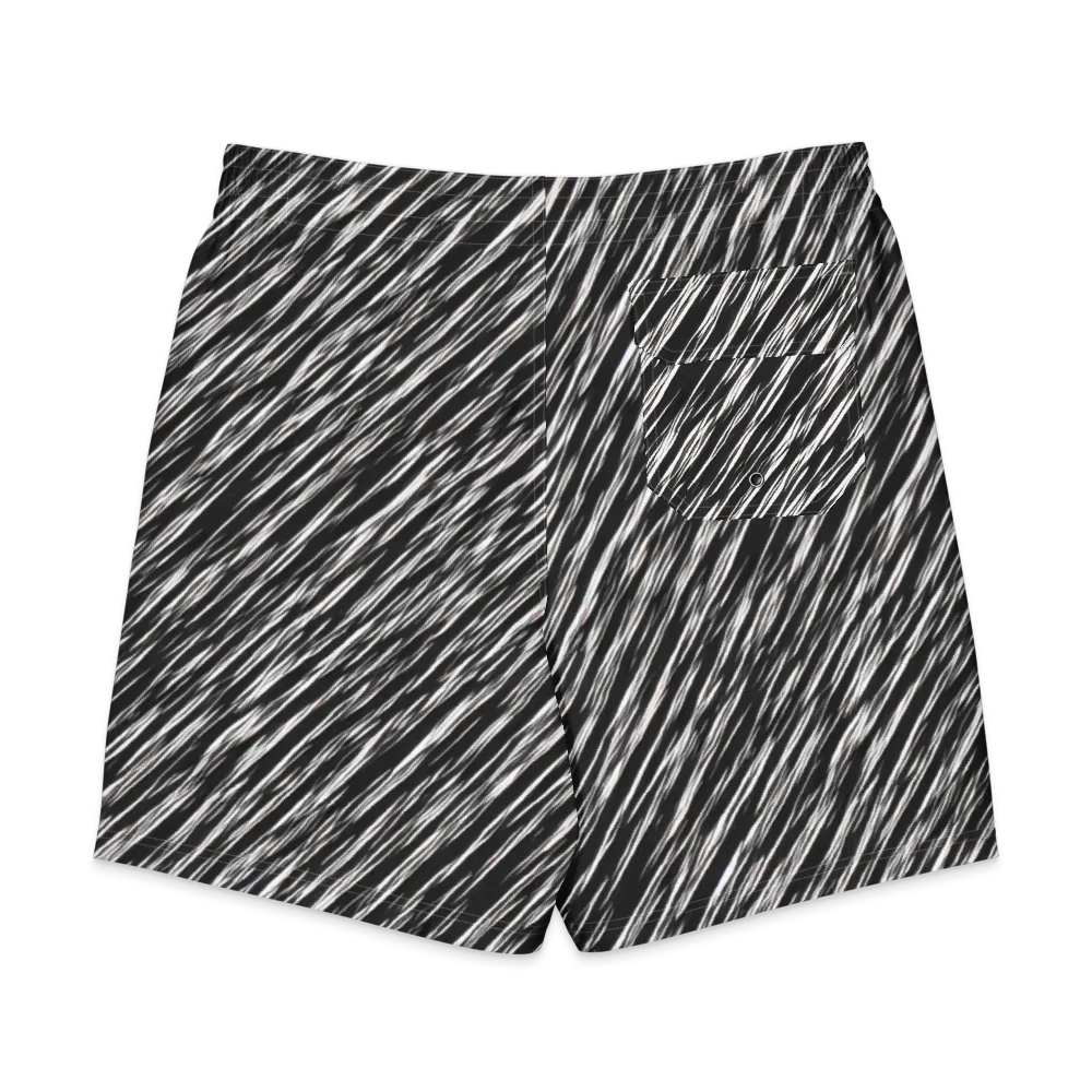 Obsidian Rush on Men's Board Shorts — Back
