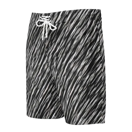 Obsidian Rush on a Men's Board Shorts