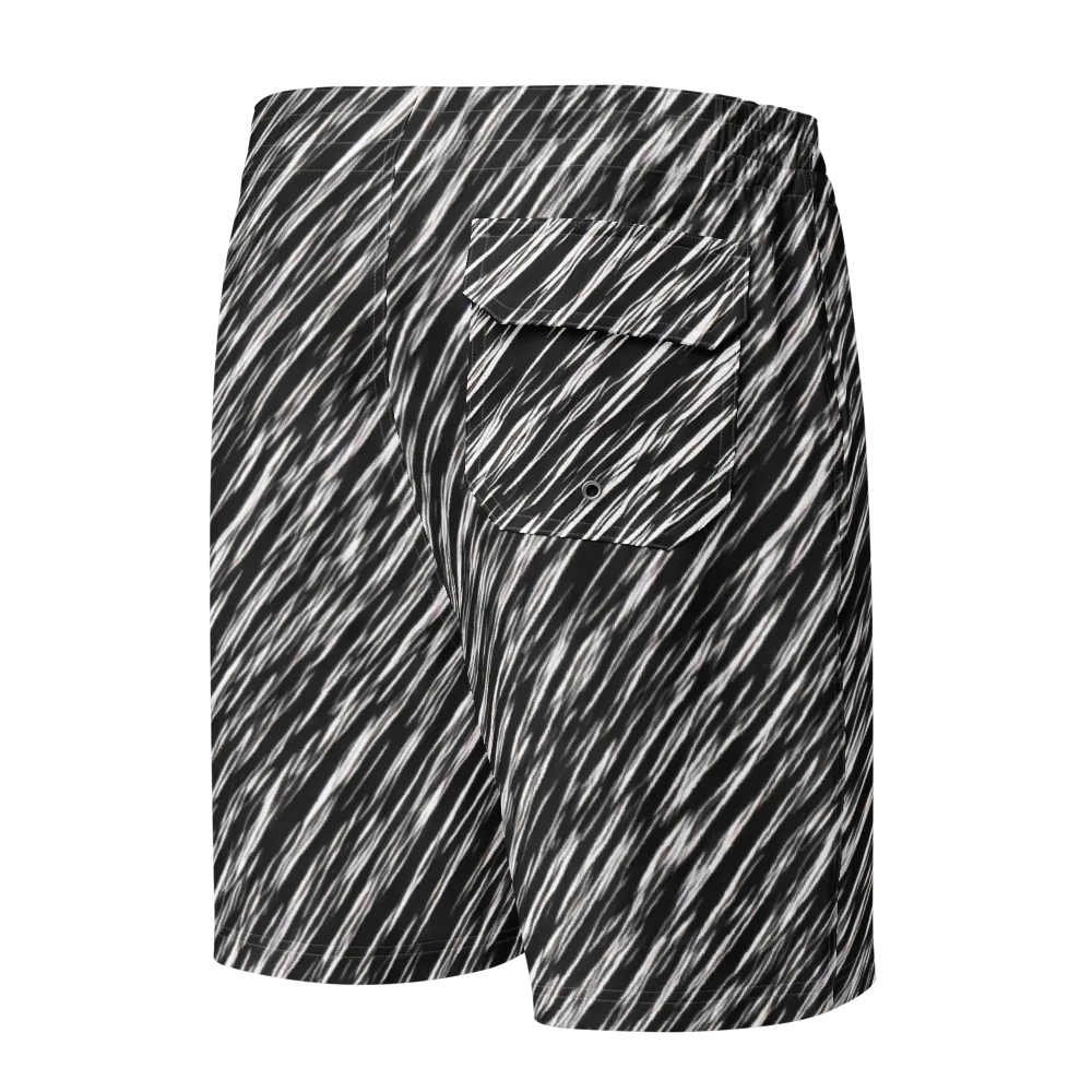 Obsidian Rush on Men's Board Shorts — Back