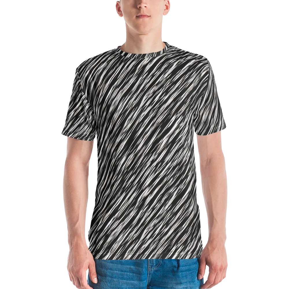Obsidian Rush on Men's Crew Neck T-Shirt — Front