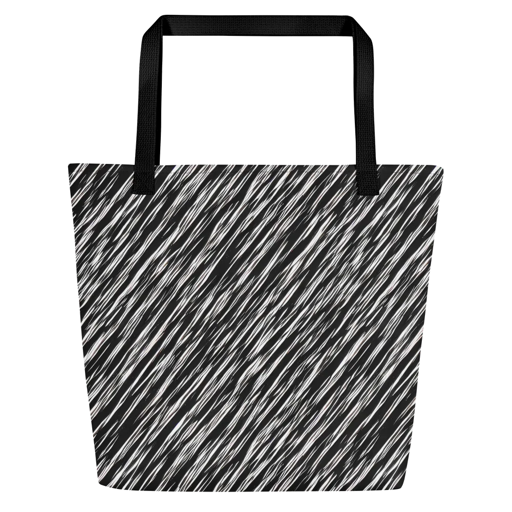 Obsidian Rush on Large Tote Bag W/ Pocket — Front