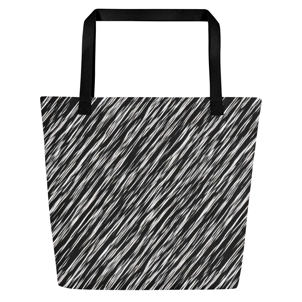 Obsidian Rush on Large Tote Bag W/ Pocket — Front