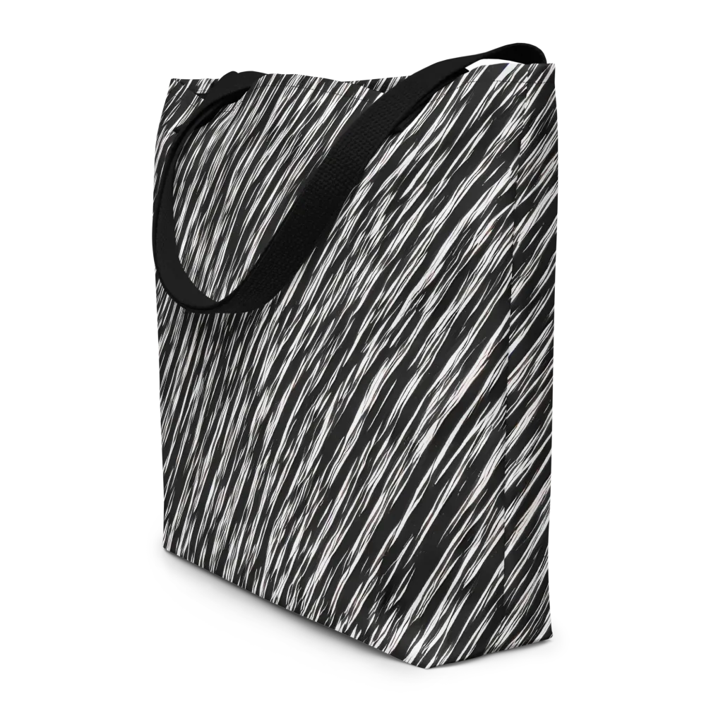 Obsidian Rush on Large Tote Bag W/ Pocket — Front