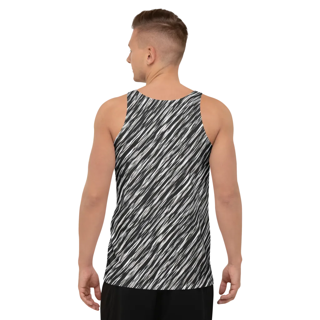 Obsidian Rush on Men's Tank Top — Back