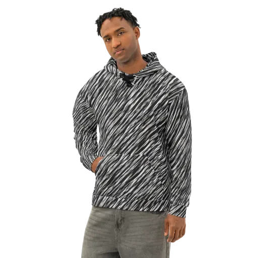 Obsidian Rush on a Cotton Hoodie