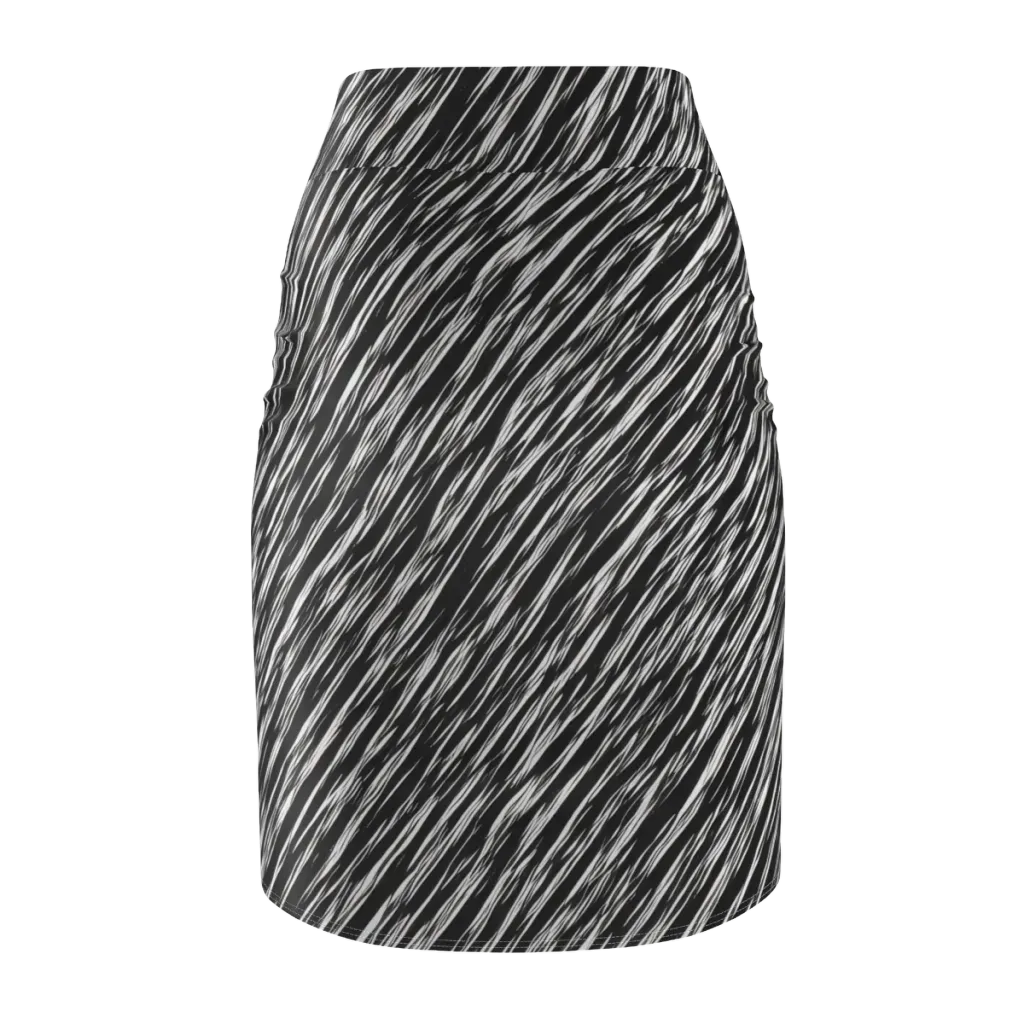Obsidian Rush on Pencil Skirt — Back