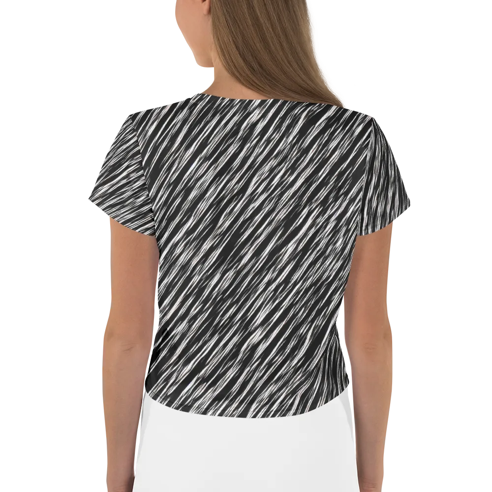 Obsidian Rush on Crop Tee — Back