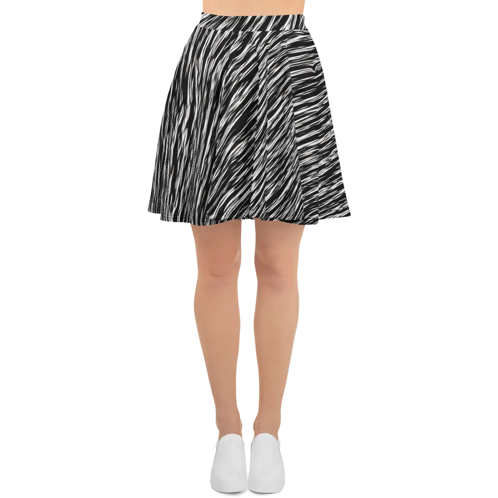 Obsidian Rush on Skater Skirt — Front