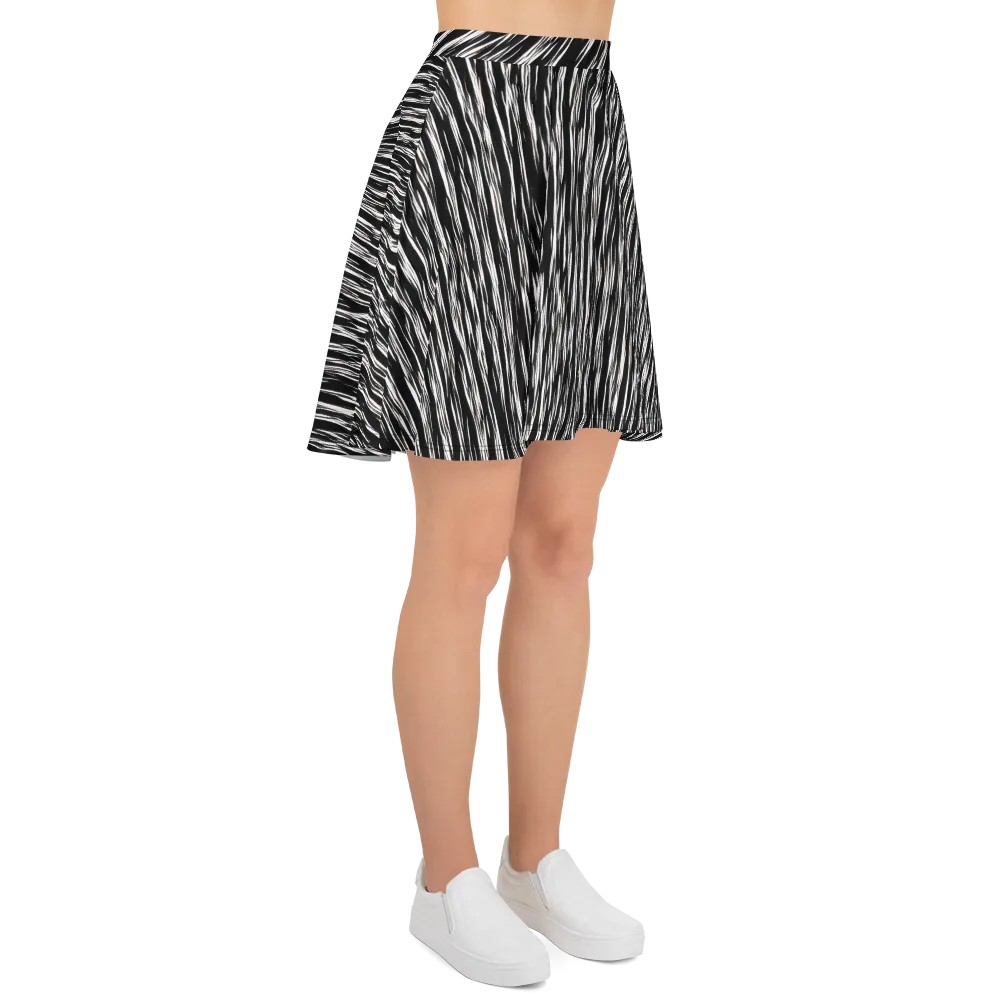 Obsidian Rush on Skater Skirt — Right