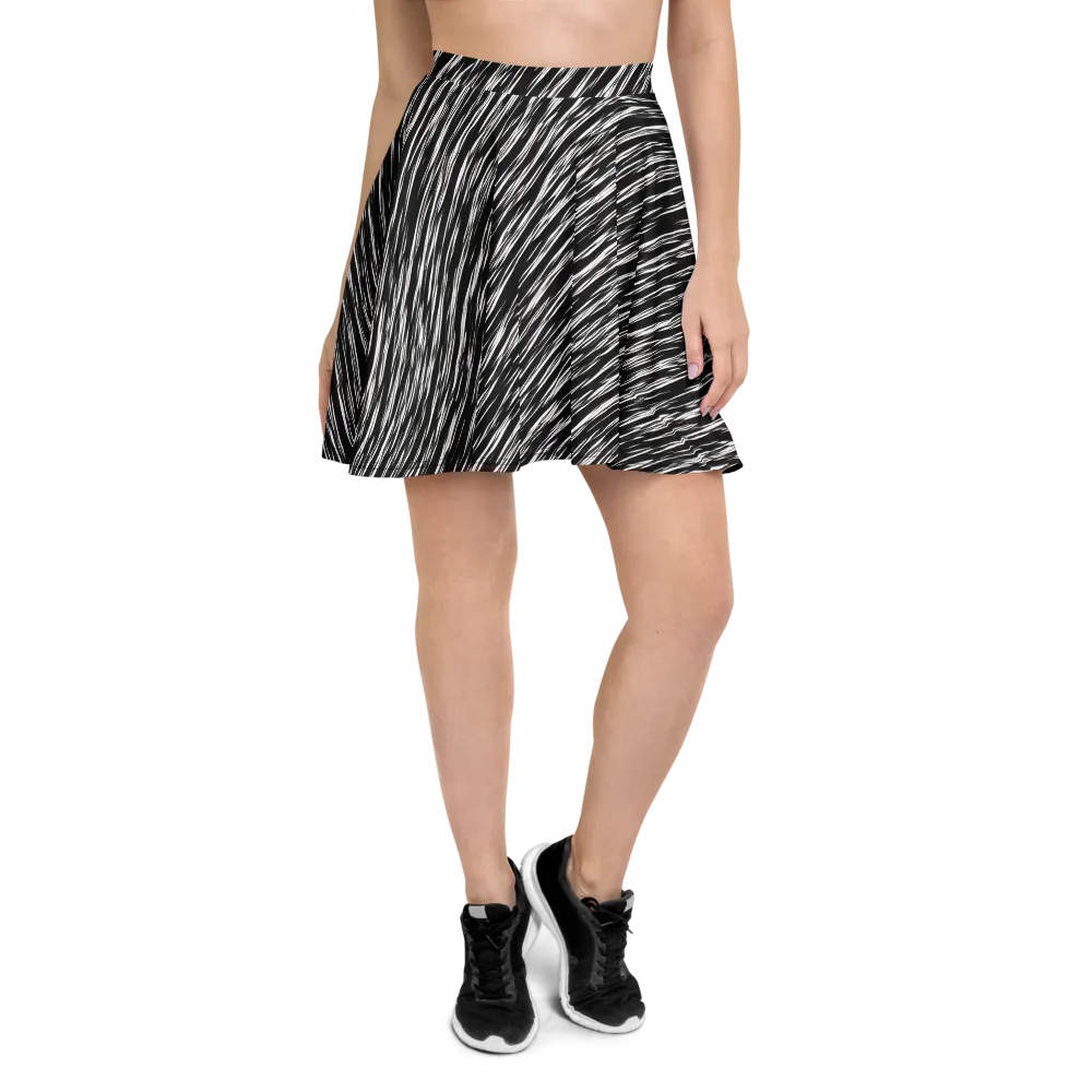 Obsidian Rush on Skater Skirt — Front