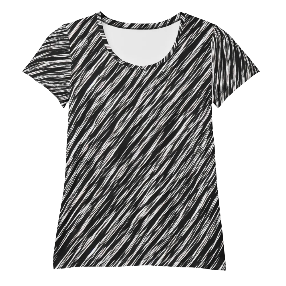 Obsidian Rush on Women's Athletic T-Shirt — Front