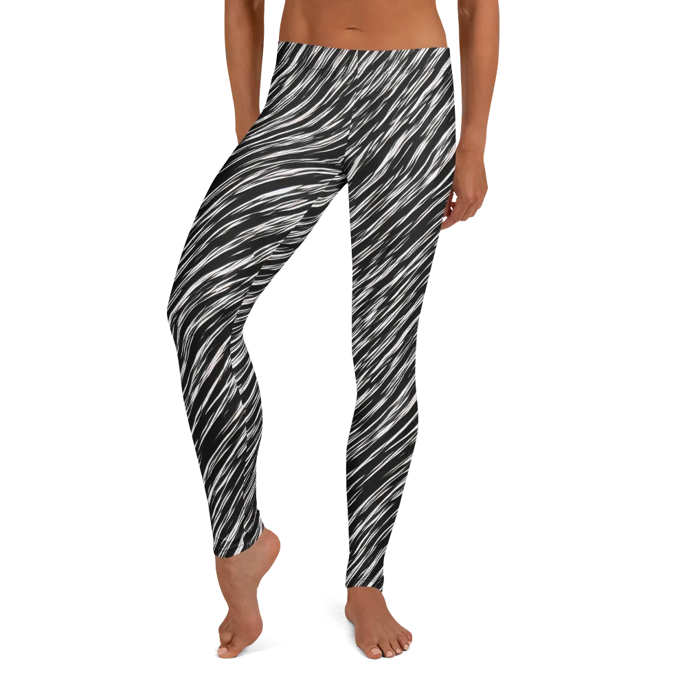 Obsidian Rush on Leggings — Front