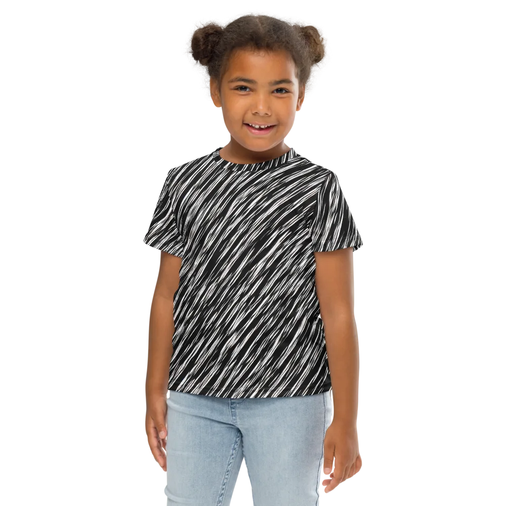 Obsidian Rush on Kids Crew Neck T-Shirt — Front