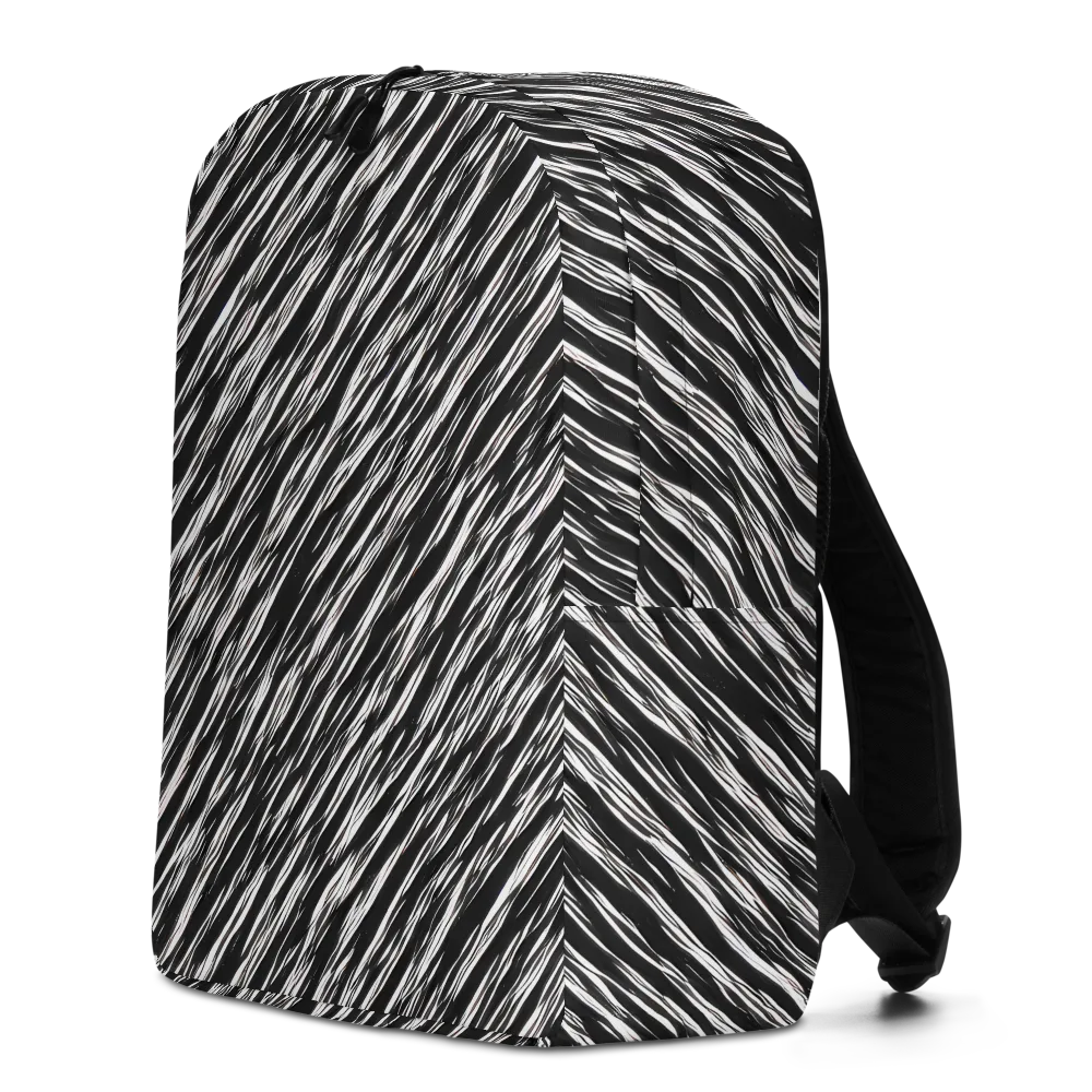 Obsidian Rush on Minimalist Backpack — Left