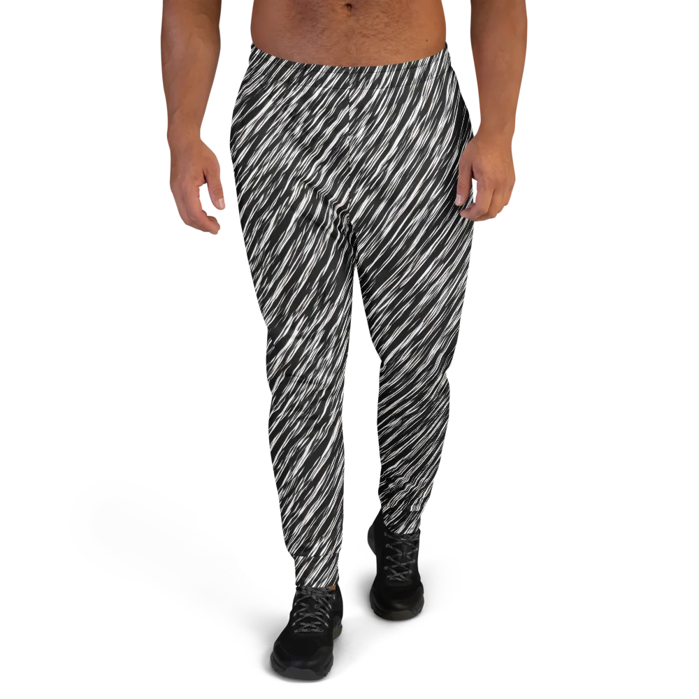 Obsidian Rush on Men's Joggers — Front