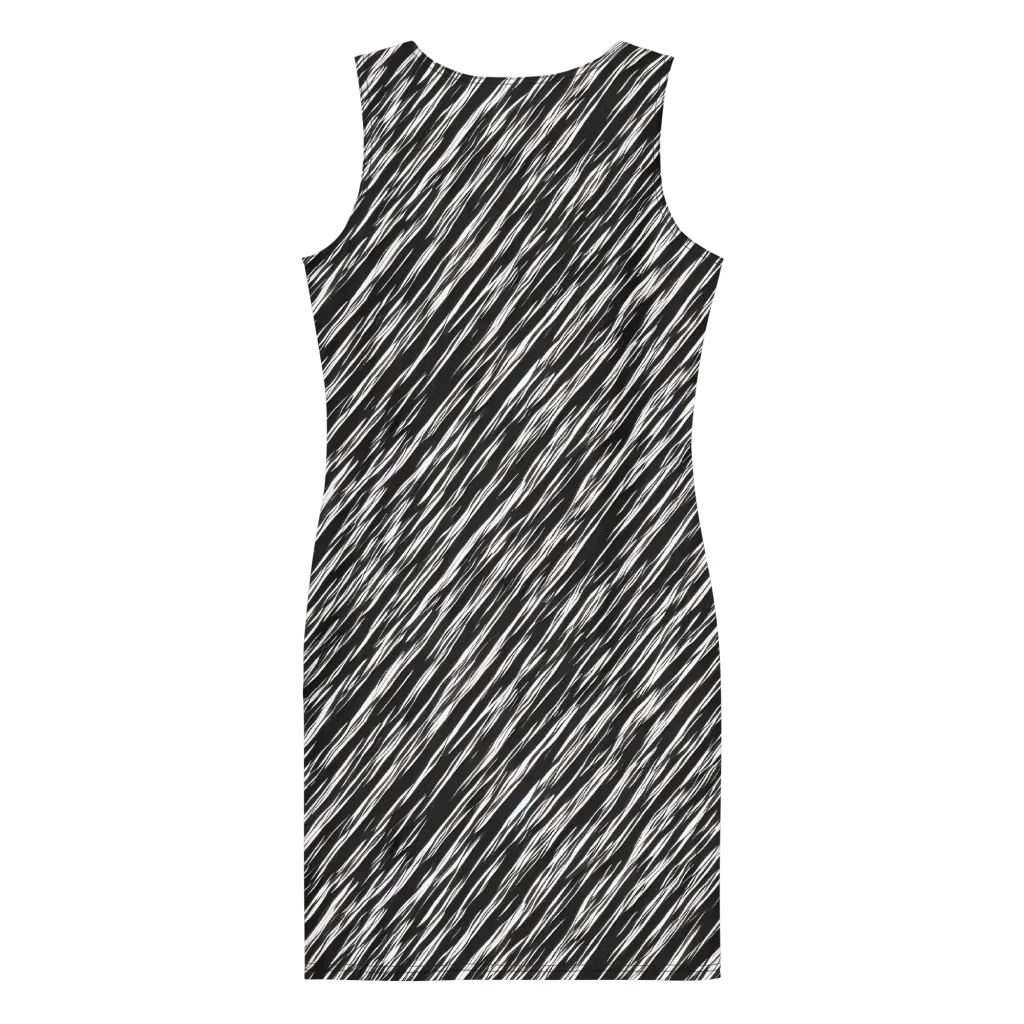 Obsidian Rush on Bodycon Dress — Back
