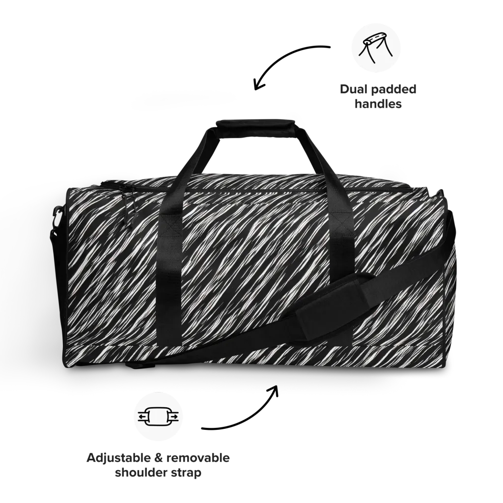 Obsidian Rush on Duffle Bag — Front