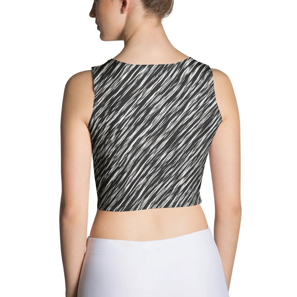 Obsidian Rush on Crop Top — Back