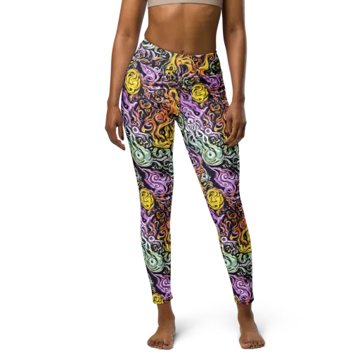Whirling Spectrum on a Yoga Leggings