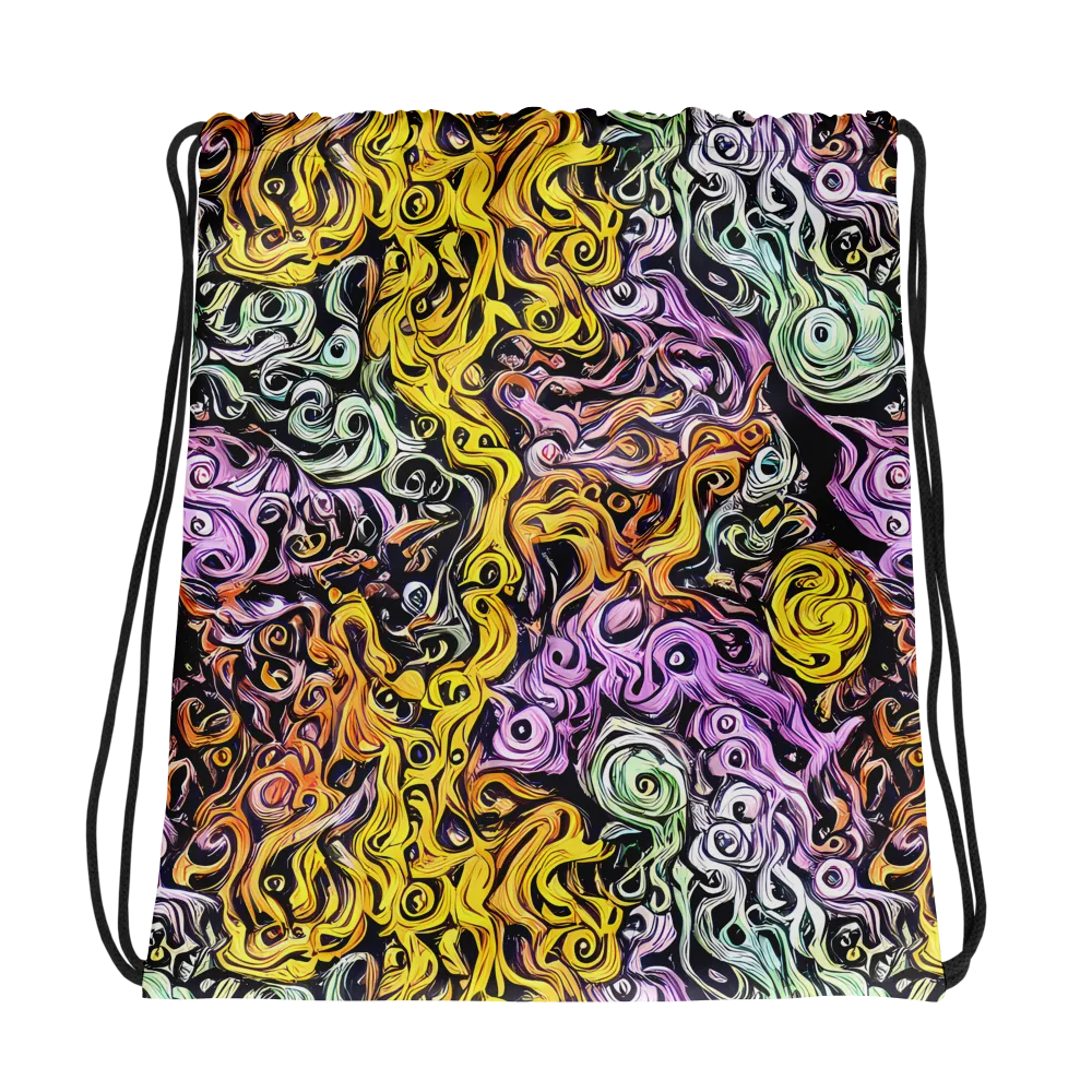 Whirling Spectrum on Drawstring Bag — Photo