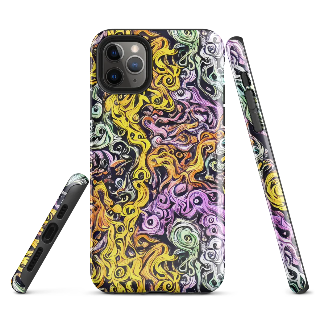 Whirling Spectrum on Tough Case for iPhone® — Front