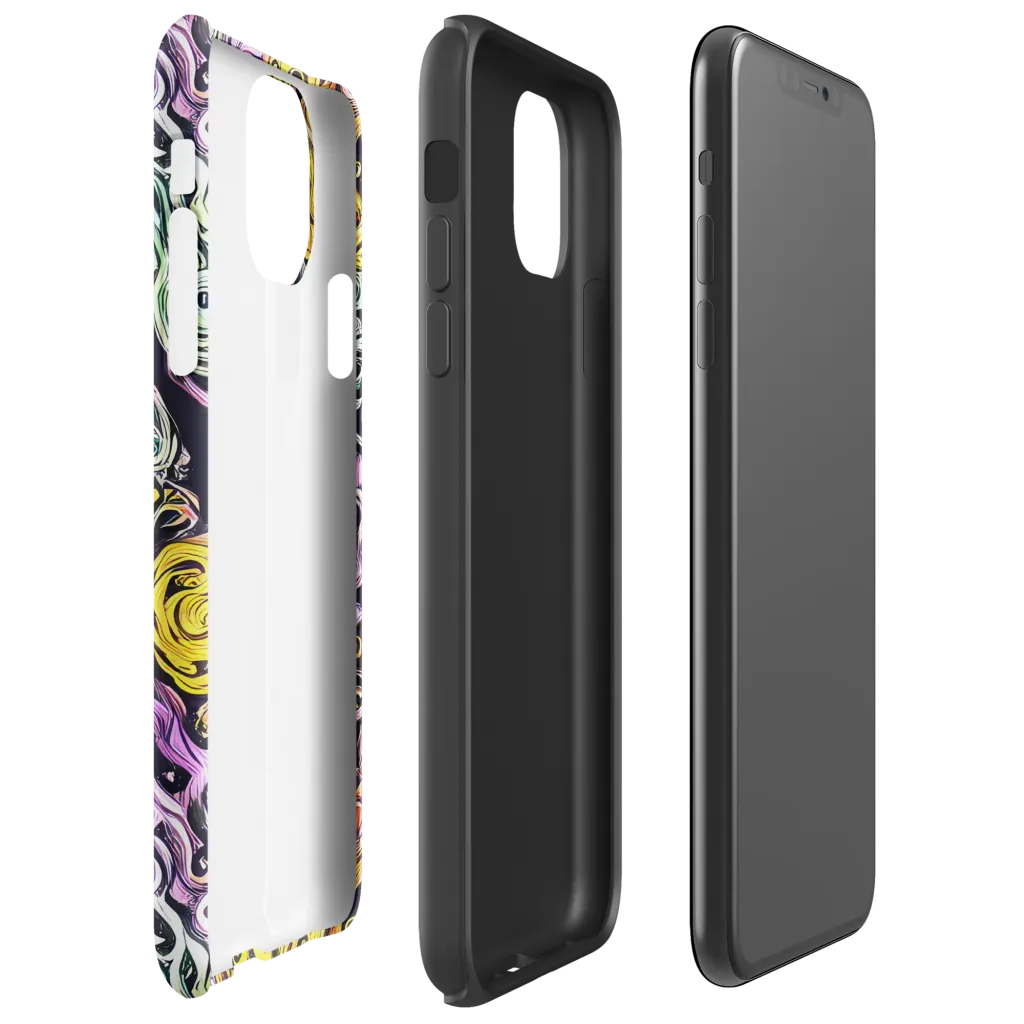 Whirling Spectrum on Tough Case for iPhone® — Right